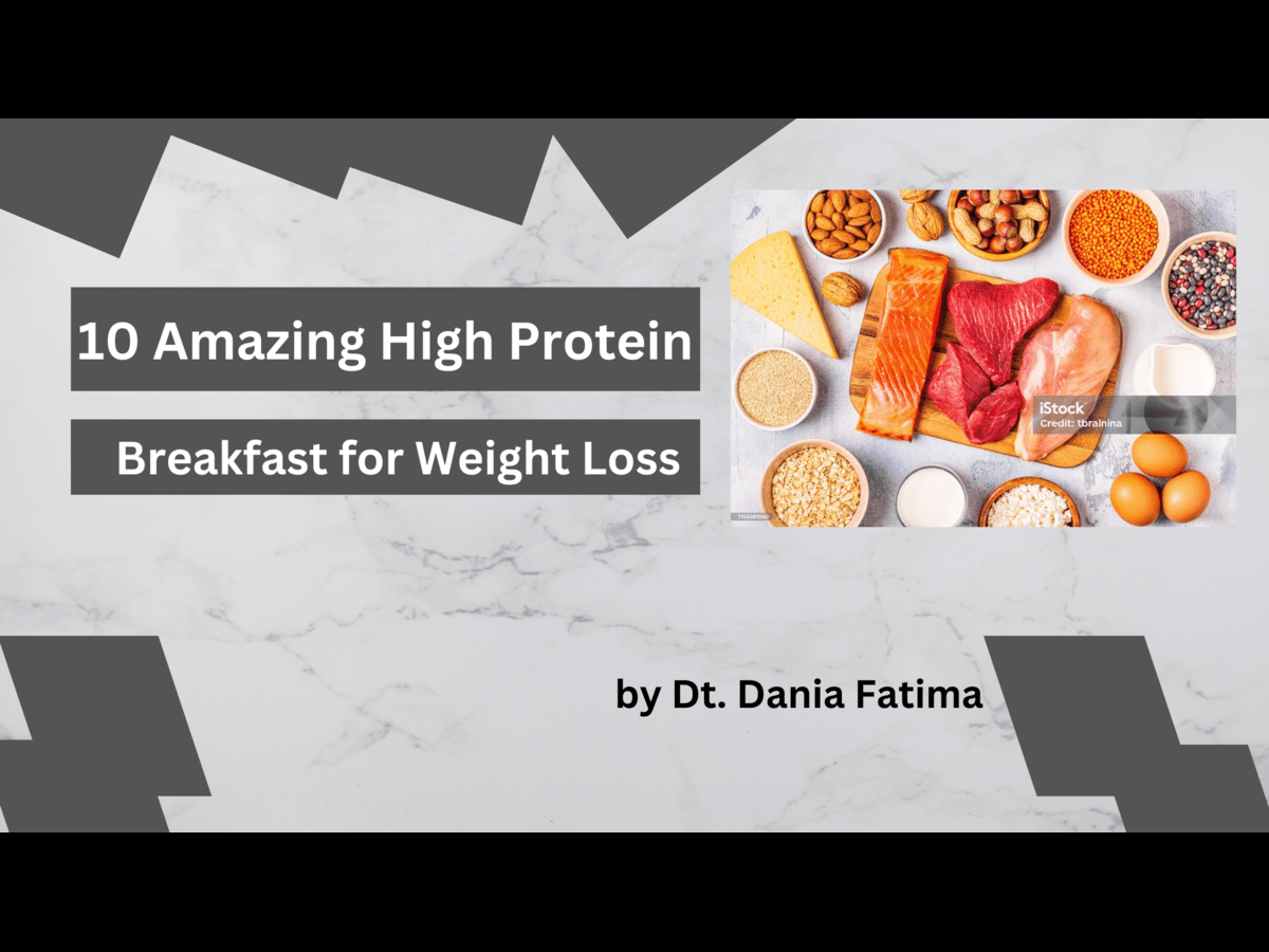 10 Anazing High Protein Breakfast for Weight Loss